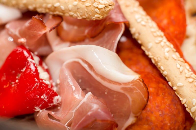 Italian Antipasto Salad with cured meats